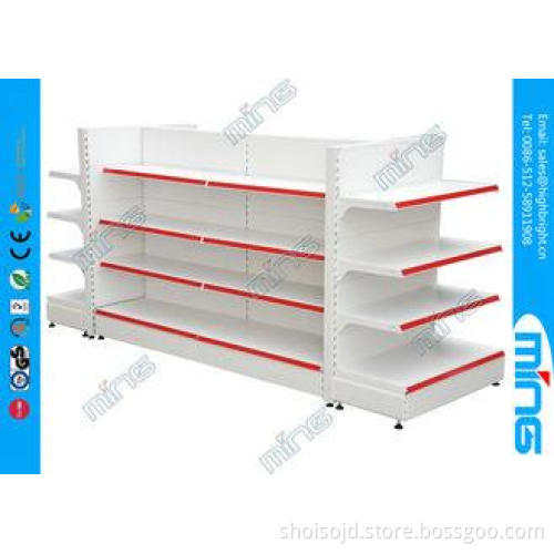 Heavy Duty Powder Coating Supermarket Display Shelves with